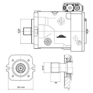 Bild von Axialkolbenp HPR 105-02R H2X254U00 633