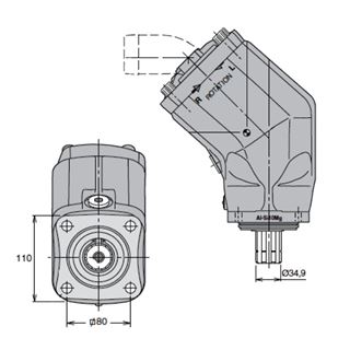 Bild von Axialkolbenp. LKW T1-121-R