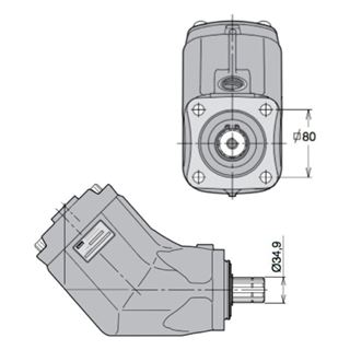 Bild von Axialkolbenmotor F1-051-M