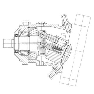 Bild von Axialkolbenm.A6VM107HZ3/63W-VAB020B