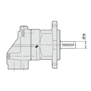 Bild von Axialkolbenmotor F11-005-MB-CV-K-000