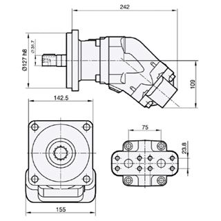 Bild von Motor SCM-064W-N-SC4-C32-S2U-100