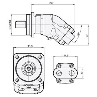 Bild von Motor SCM-025W-N-I42-K30-S3G-100