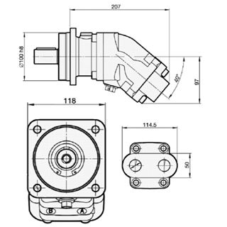 Bild von Motor SCM-034W-N-I42-K30-S3G-100