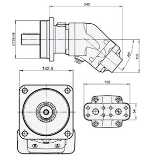 Bild von Motor SCM-047W-N-I43-K35-S2M-100