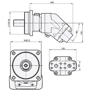 Bild von Motor SCM-064W-N-I43-K35-S2M-100