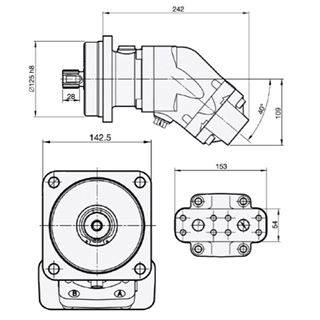 Bild von Motor SCM-047W-N-I43-W30-S2M-100