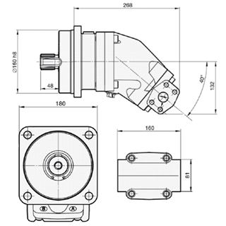 Bild von Motor SCM-108W-N-I45-W40-R1M-100