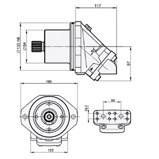 Bild von Motor SCM-034W-V-M21-W30-V2M-100