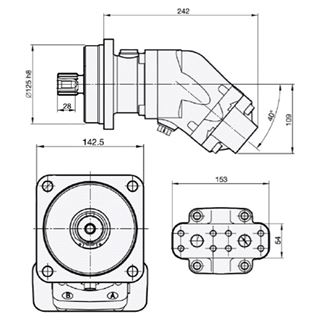 Bild von Motor SCM-056W-N-I43-W35-S2M-100