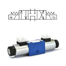 Bild von 4/3 Wegeventil NG6, P>T offen, A/B gesp.