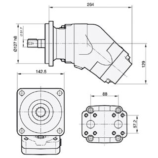 Bild von Motor SCM-084W-P-SC4-C32-S1U-100